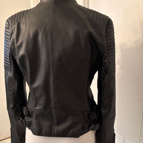 Zara leather moto jacket - Picture 6 of 7